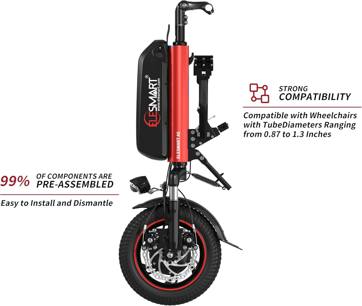 Electric Wheelchair Handcycle Attachment