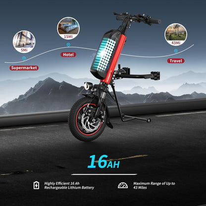 Electric Wheelchair Handcycle Attachment